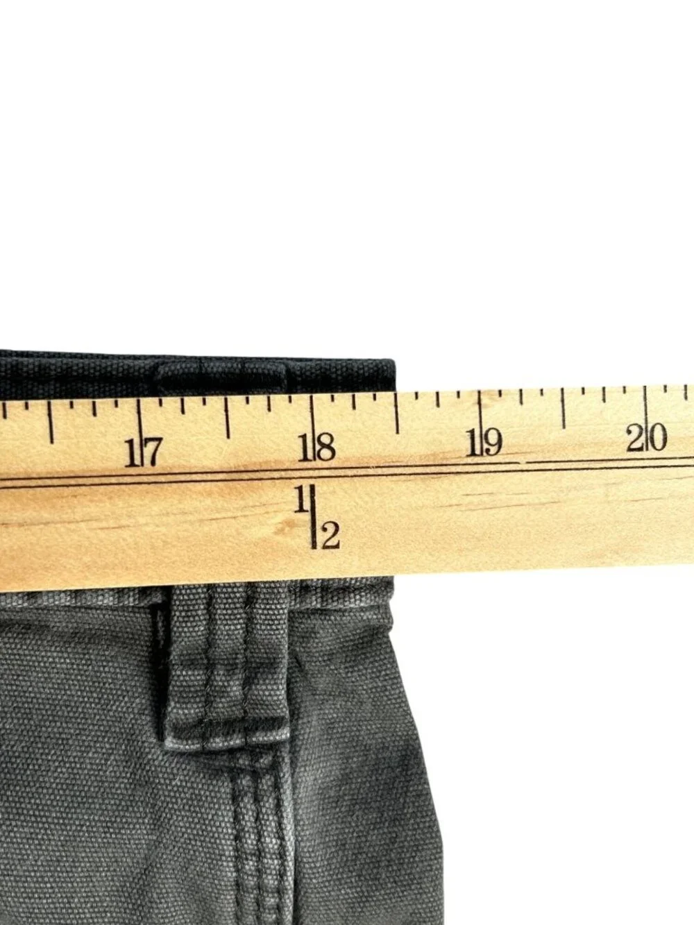 Carhartt Relaxed Fit Dark Gray Work Pants Men's 38x30 (Fits 37x27) Rugged Flex